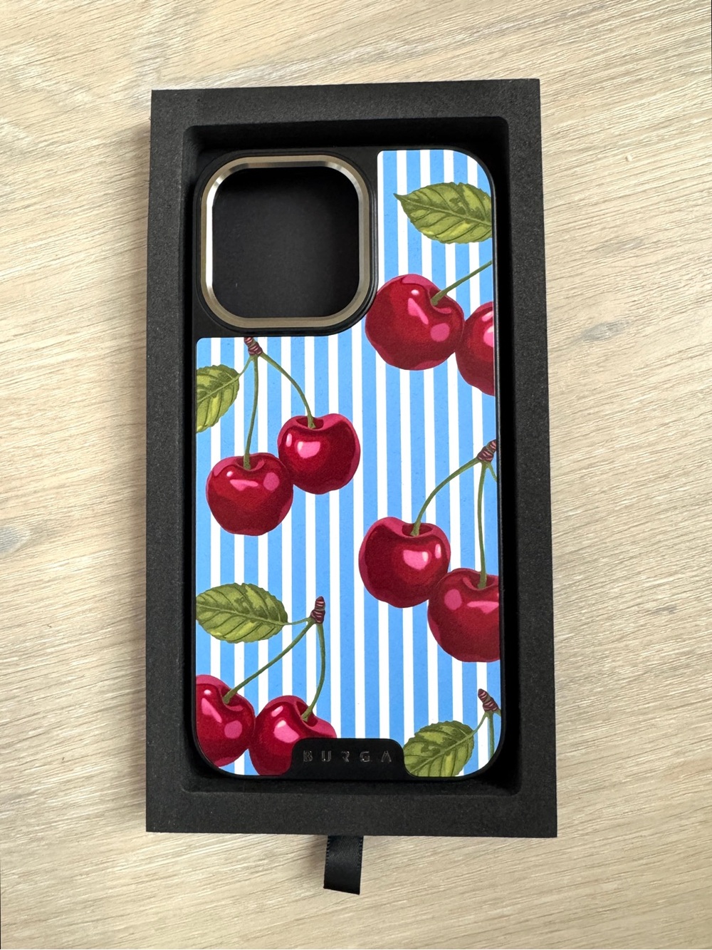 Burga Sweet Moment Cherry iPhone Case Elite Tier 15 Pro Max NIB